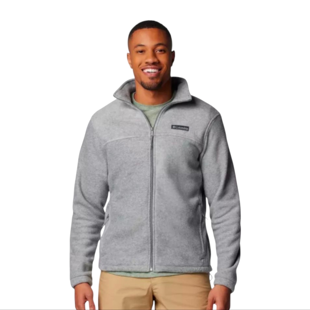 Men's Columbia Steens Mountain 2.0 Full-Zip Fleece Jacket | XL | Gray Warm